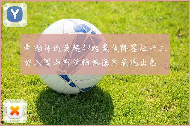 希勒评选英超29轮最佳阵容纽卡三将入围加布沃顿佩德罗表现出色